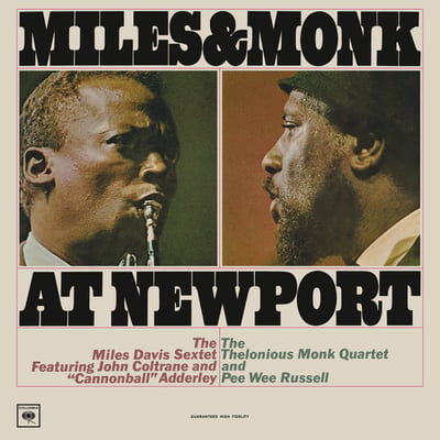The Miles Davis Sextet & The Thelonious Monk Quartet - Miles & Monk At Newport (Columbia, PC 8978.) · LP · Terre Haute pressing · Reissue
