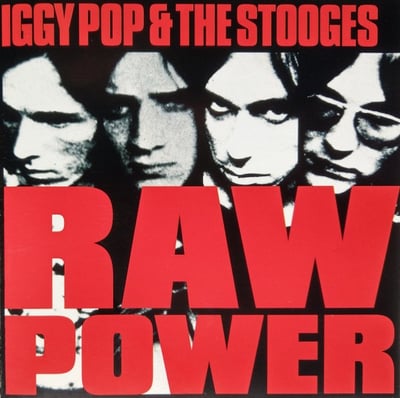 The Stooges - Raw Power (Columbia, 19658767101) · LP · Orange w/ Black Smoke [Heart Full of Napalm], 180g · Club Edition, Reissue, Remastered