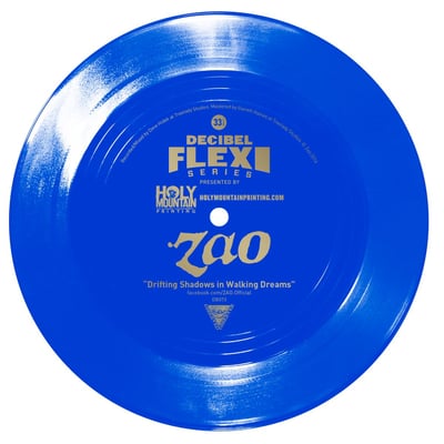 ZAO - Drifting Shadows In Walking Dreams (Decibel Flexi Series, DB073) · 7" · Blue