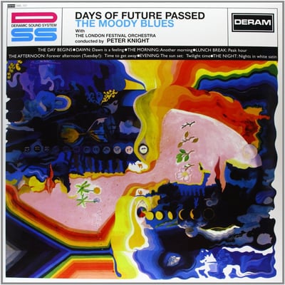 The Moody Blues With The London Festival Orchestra Conducted By Peter Knight - Days Of Future Passed (Deram, DES 18012) · LP · Terre Haute Pressing · Repress