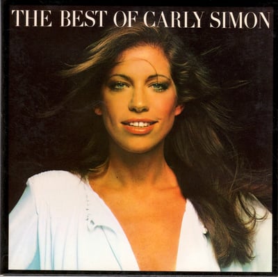 Carly Simon - The Best Of Carly Simon (Elektra, 6E-109) · LP · CSM / Santa Maria Pressing · Reissue, Repress