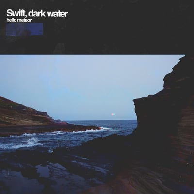Hello Meteor - Swift, Dark Water (Eye Witness Records, EWR-HM002) · 12" · Green / Red Transparent Split · Limited Edition