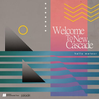Hello Meteor - Welcome To New Cascade (Eye Witness Records, EWR-HM003) · LP · Blue / Green Split · Limited Edition