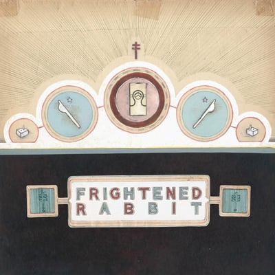 Frightened Rabbit - The Winter Of Mixed Drinks (FatCat Records, FATLP84X) · LP + 7" · Ice Blue