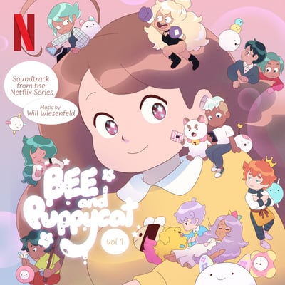 Will Wiesenfeld - Bee And PuppyCat (Iam8bit, 8BIT-8224) · 2xLP · Wizard Green / Pretty Patrick Pink