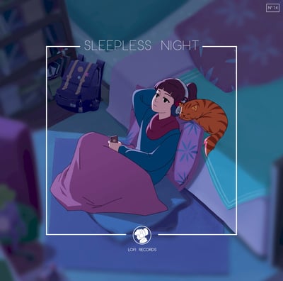 Various - Sleepless Night (Lofi Records, N°14) · 2xLP · Deep Indigo · Limited Edition, Numbered
