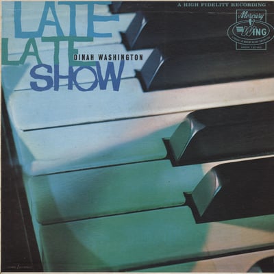 Dinah Washington - Late Late Show (Mercury Wing, SRW 16140) · LP