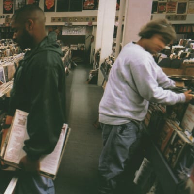 DJ Shadow - Endtroducing..... (Mo Wax, 697-124-123-1) · 2xLP · Reissue