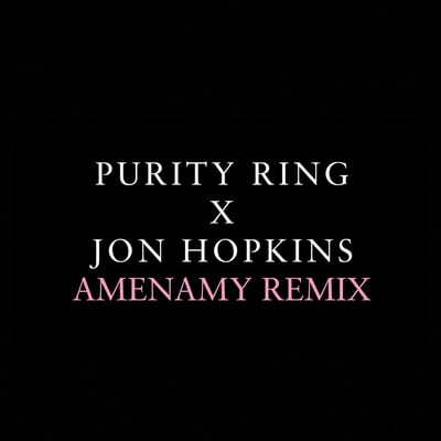 Purity Ring / Jon Hopkins - Breathe This Air (Feat. Purity Ring) / Amenamy (Jon Hopkins Remix) (Not On Label, none) · 12" · Limited Edition