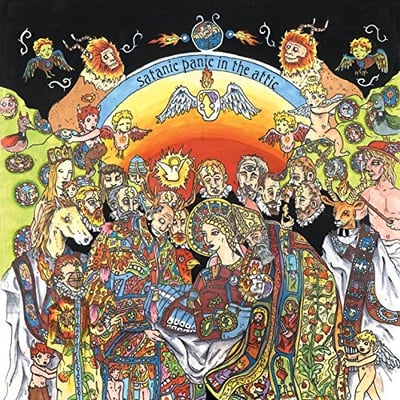 Of Montreal - Satanic Panic In The Attic (Polyvinyl Record Company, PRC-069) · LP · Orange/Black Swirl · Reissue