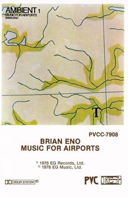 Brian Eno - Ambient 1 (Music For Airports) (PVC Records, PVC 7908) · LP