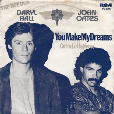 Daryl Hall & John Oates - You Make My Dreams (RCA, 88725473317) · 7" · Limited Edition, Reissue