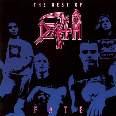Death - Fate: The Best Of Death (Relapse Records, RR4878) · LP · Blue [Royal] With Black/Red/White Splatter · Record Store Day, Limited Edition, Reissue, Remastered