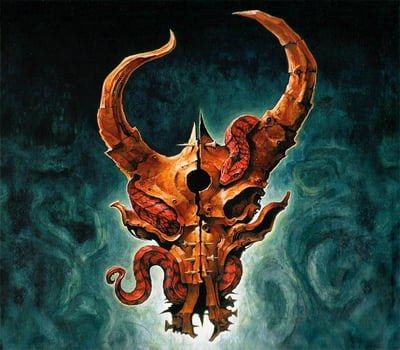Demon Hunter - The Triptych (Solid State, 094636711621) · 2xLP · Black/Aqua Blue