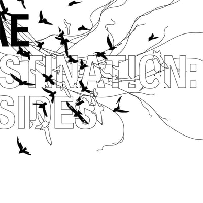 Mae - Destination: B-Sides (Spartan Records, SPAR017) · LP · Black And White Swirl · Record Store Day, Limited Edition