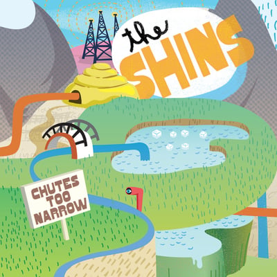 The Shins - Chutes Too Narrow (Sub Pop, SP 1570) · LP · Orange Transparent, Die-Cut Cover, Loser Edition · Limited Edition, Reissue, Remastered