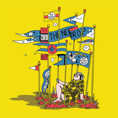 Various - The Needle Drop (The Needle Drop, none) · LP · Yellow & Black Split · Limited Edition