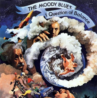 The Moody Blues - A Question Of Balance (Threshold, THS 3) · LP · AL - Audio Mfg. Pressing · Repress