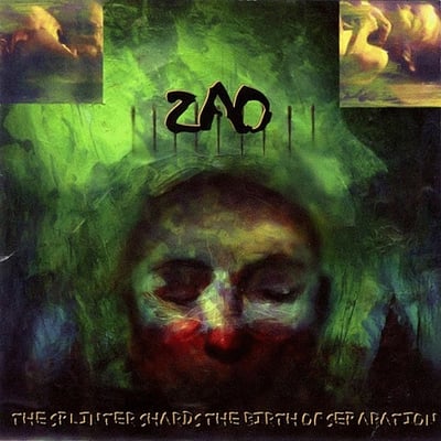 ZAO - The Splinter Shards the Birth of Separation (Tooth & Nail Records, TNV-1079RI) · LP · Clear Green w/ White Smoke · Reissue, Remastered