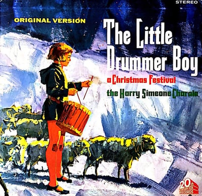 The Harry Simeone Chorale - The Little Drummer Boy: A Christmas Festival (20th Century Fox Records, TFM 3100) · LP · Reissue