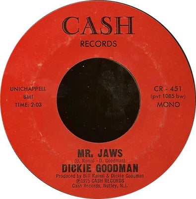 Dickie Goodman - Mr. Jaws (Cash Records, CR 451) · 7"