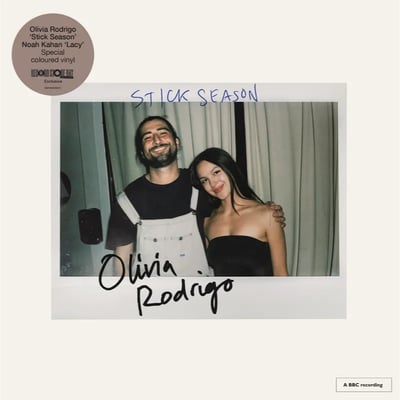 Olivia Rodrigo / Noah Kahan - Stick Season / Lacy (Geffen Records, 602468017035) · 7" · Teal Marbled · Limited Edition, Reissue, Repress