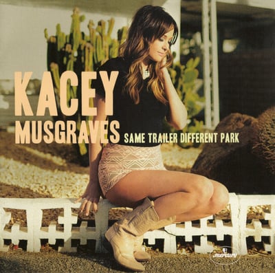 Kacey Musgraves - Same Trailer Different Park (Mercury, B0030229-01) · LP · Clear w/ Pink and Yellow Swirl ["Confetti"] · Limited Edition, Reissue
