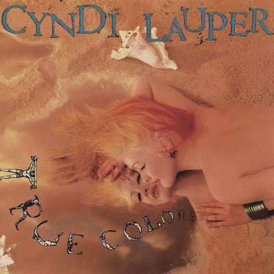 Cyndi Lauper - True Colors (Portrait, XOR 40313) · LP