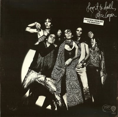 Alice Cooper - Love It To Death (Warner Bros. Records, WS 1883) · LP · Gatefold, Warner Bros. label, uncensored photo · Repress