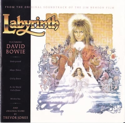 David Bowie , Trevor Jones - Labyrinth (From The Original Soundtrack Of The Jim Henson Film) (Capitol Records, B0026220-01) · LP · Reissue, Remastered