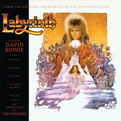 David Bowie And Trevor Jones - Labyrinth - From The Original Soundtrack Of The Jim Henson Film (EMI America, EYS-91170) · LP