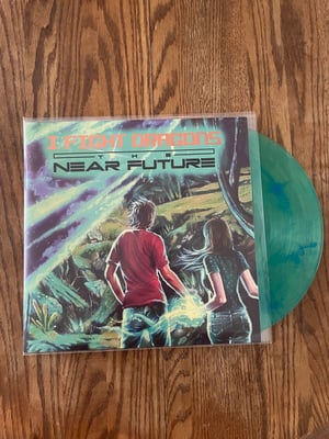 I Fight Dragons - The Near Future (Not On Label (I Fight Dragons Self-released), IFD-0001) · LP · Fluorescent Green with Blue Swirl · Deluxe Edition, Numbered