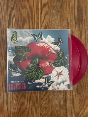 The Happy Fits - Lovesick (The Happy Fits Records, THFR-005-001LP-1) · 2xLP · Red Opaque / Red Opaque · Etched