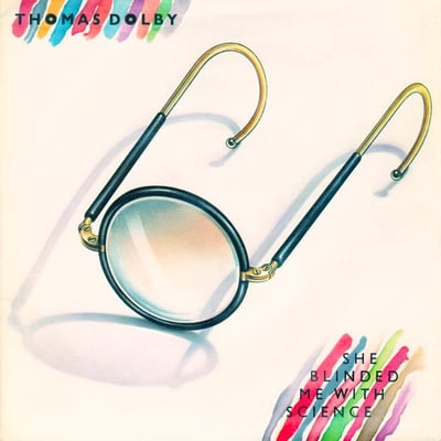 Thomas Dolby - She Blinded Me With Science / Flying North (Capitol Records, B-5204) · 7" · Winchester Pressing
