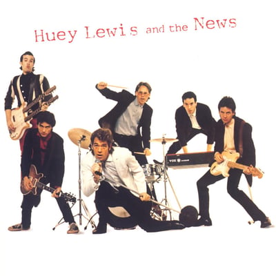 Huey Lewis & The News - Stuck With You (Chrysalis, HUEY 5) · 7" · Blue Injection Labels