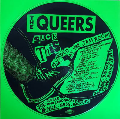 The Queers - Suck This (Clearview Records, CRVW 37-1) · LP · Screened