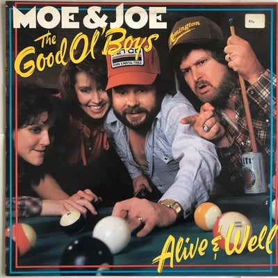 Moe Bandy & Joe Stampley - The Boy's Night Out (Columbia, 38-04601) · 7" · Pitman Pressing