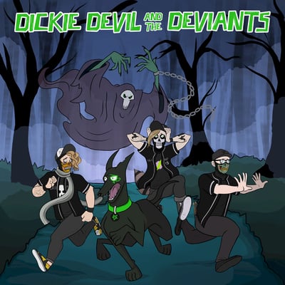 Dickie Devil And The Deviants - Dickie Devil And The Deviants (Deadsville Productions, none) · LP · Florescent Green