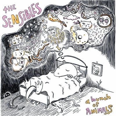 The Sensibles - A Bunch Of Animals (Eccentric Pop Records, EP07) · LP · Random Colored Vinyl