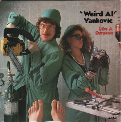 "Weird Al" Yankovic - Like A Surgeon (Epic, ES 1067) · 7" · Promo