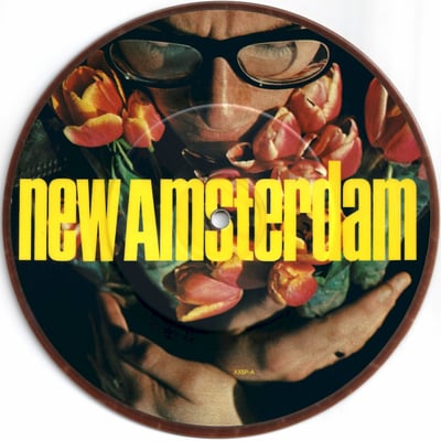Elvis Costello - New Amsterdam (F-Beat, XX5P) · 7" · Clear Rim · Picture Disc