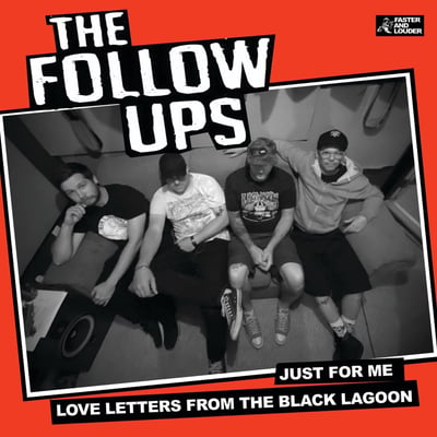 The Follow Ups / Dave Rocket And The Jobbers - The Follow Ups/Dave Rocket And The Jobbers (Faster And Louder Records, FNL-001) · 7" · Red