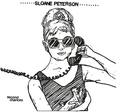 Sloane Peterson - Second Chances (Hang Up Records, HUR-01) · 7" · Blue