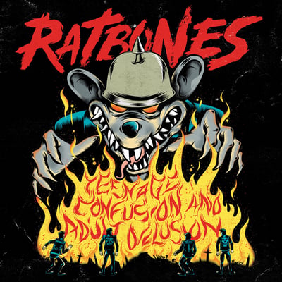 Ratbones - Teenage Confusion And Adult Delusion (I Buy Records, IBR022) · LP · Red