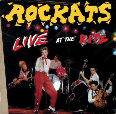 The Rockats - Live At The Ritz (Island Records, ILPS 9626) · LP