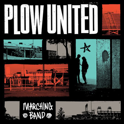 Plow United - Marching Band (Jump Start Records, JST-089) · LP · Translucent Red / Orange