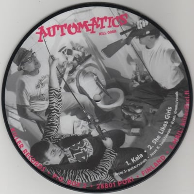 The Automatics - Kala! Kala! Kala! (Killer Records, KILL 008) · 7" · Purple · Limited Edition