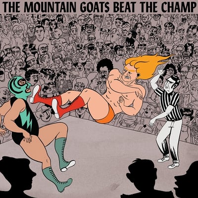 The Mountain Goats - Beat The Champ (Merge Records, MRG516) · 2xLP · Red + Blue · Limited Edition, Reissue
