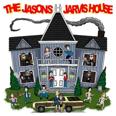 The Jasons - Jarvis House (Moms Basement Records, MBR-47) · 7" · Crystal Lake Bloodbath Splatter · Limited Edition