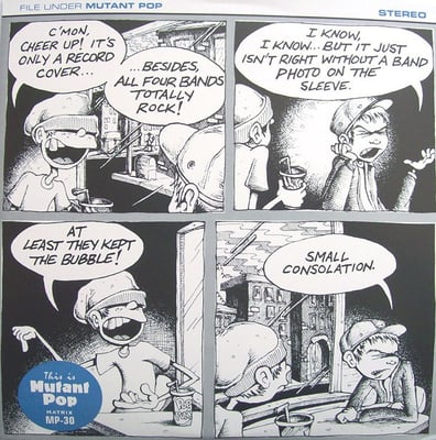 Various - No Band Photo, Vol. 1 (Mutant Pop, MP-30) · 2x7" · Blue Clear · Limited Edition